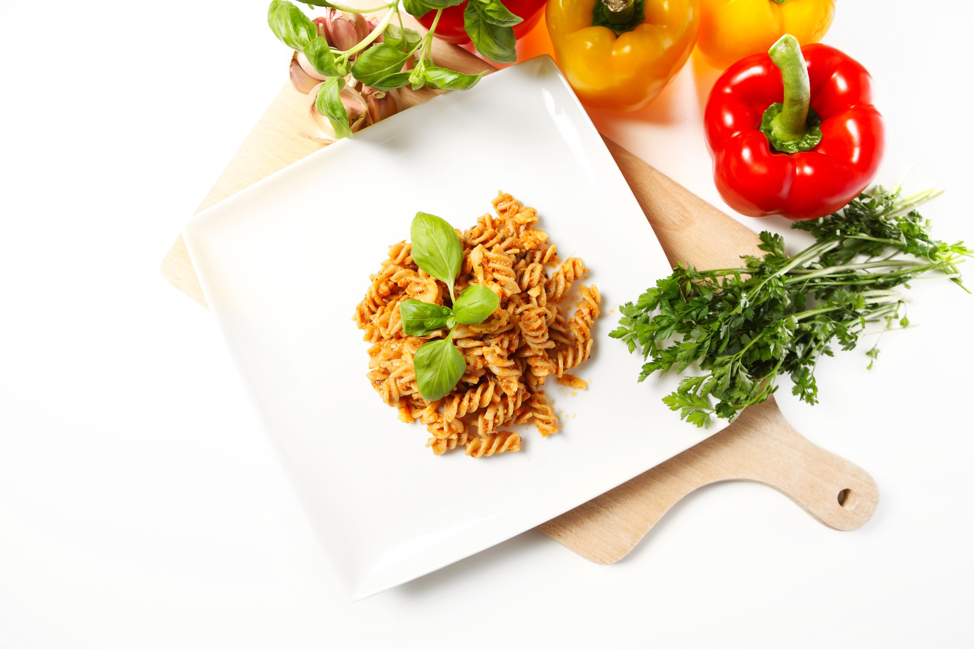 Plated weeknight pasta ready in 20 minutes